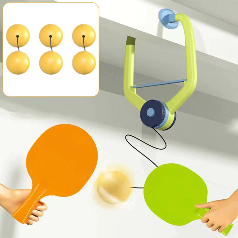 Hang-N-Pong : Indoor Table Tennis Trainer