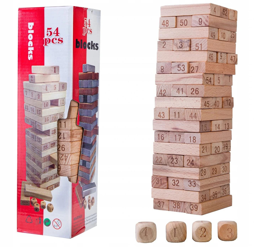 Jenga (54 pcs) â Panda World