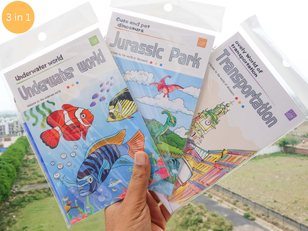 Water Coloring Books (3 pcs)