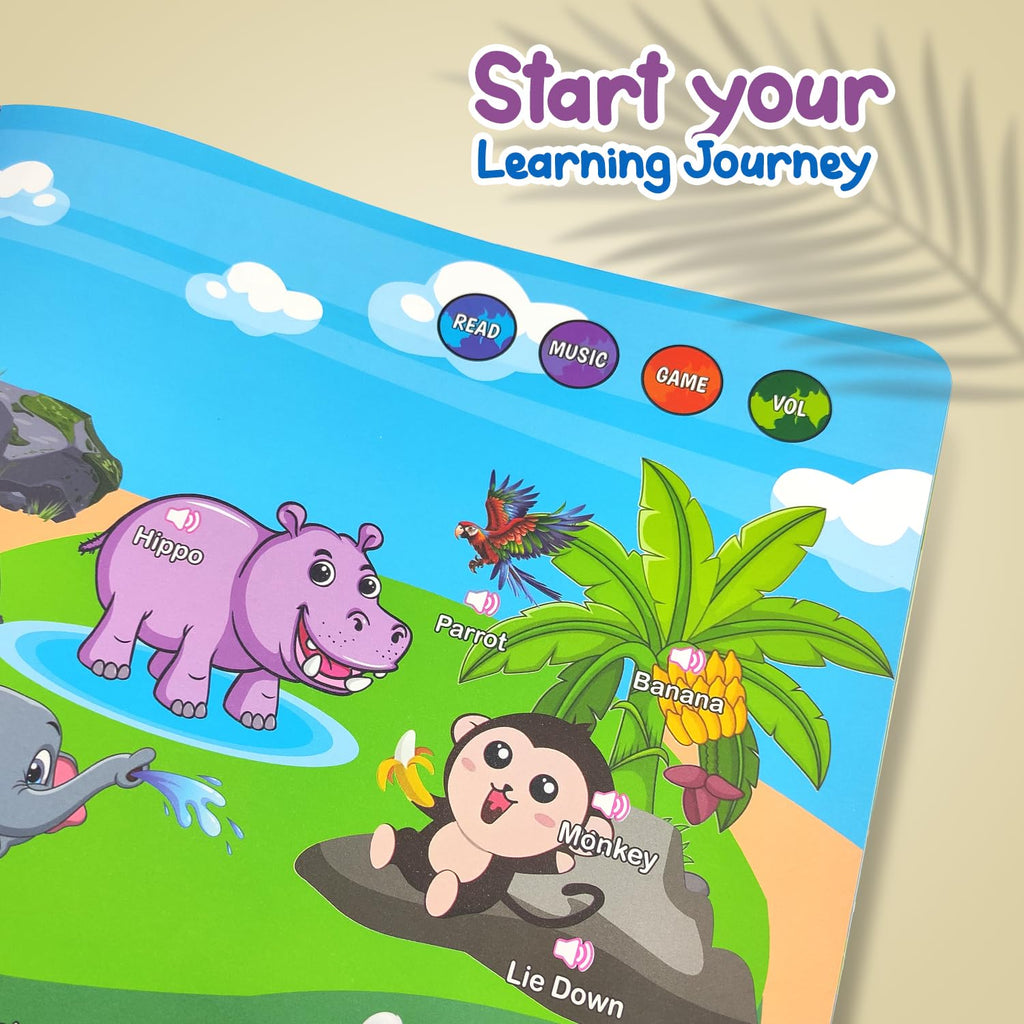 Learn & Play Interactive Sound Book for Kids – Panda World