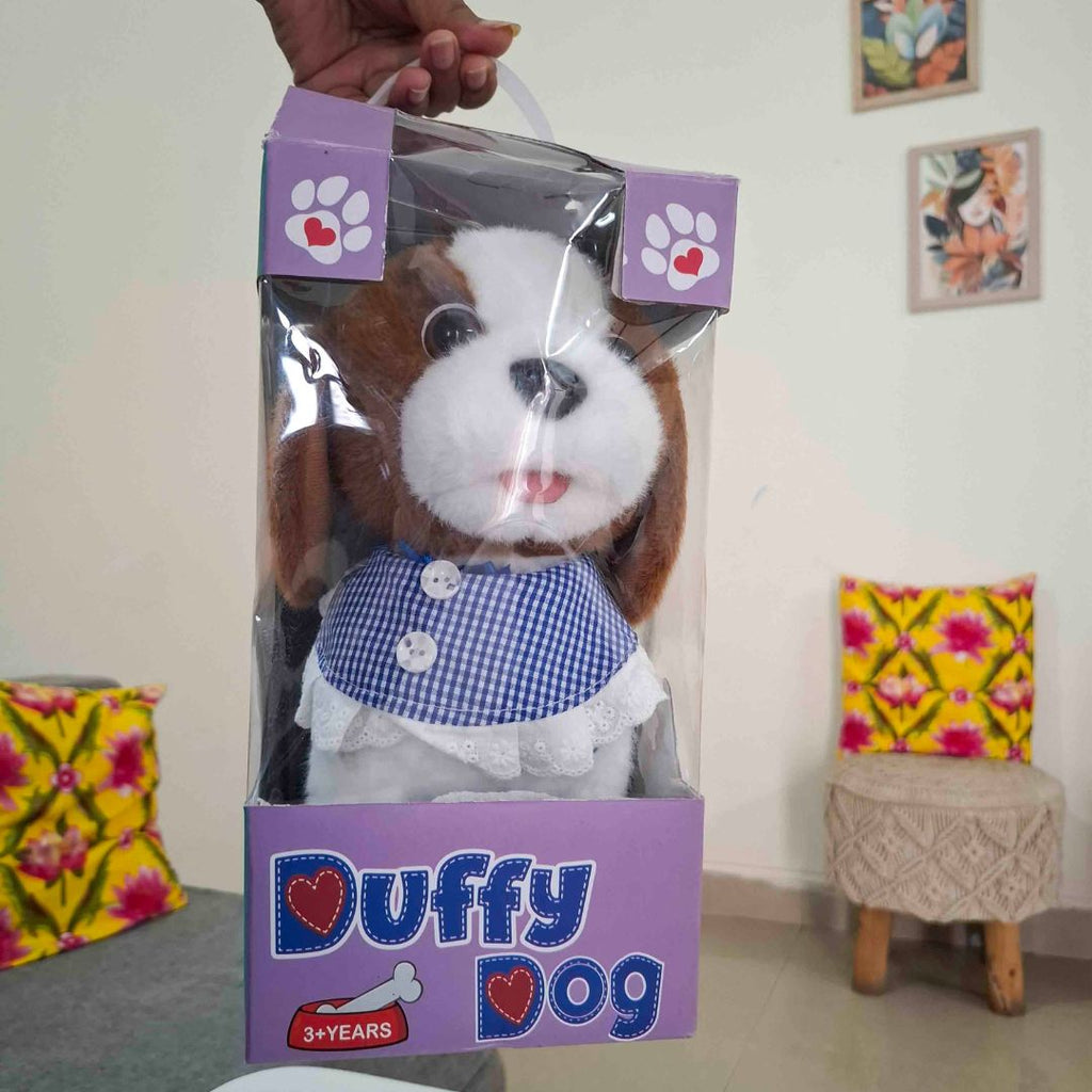 Cuddle Pup (Musical, Barking, Wagging Tail Electronic Plush Toy)