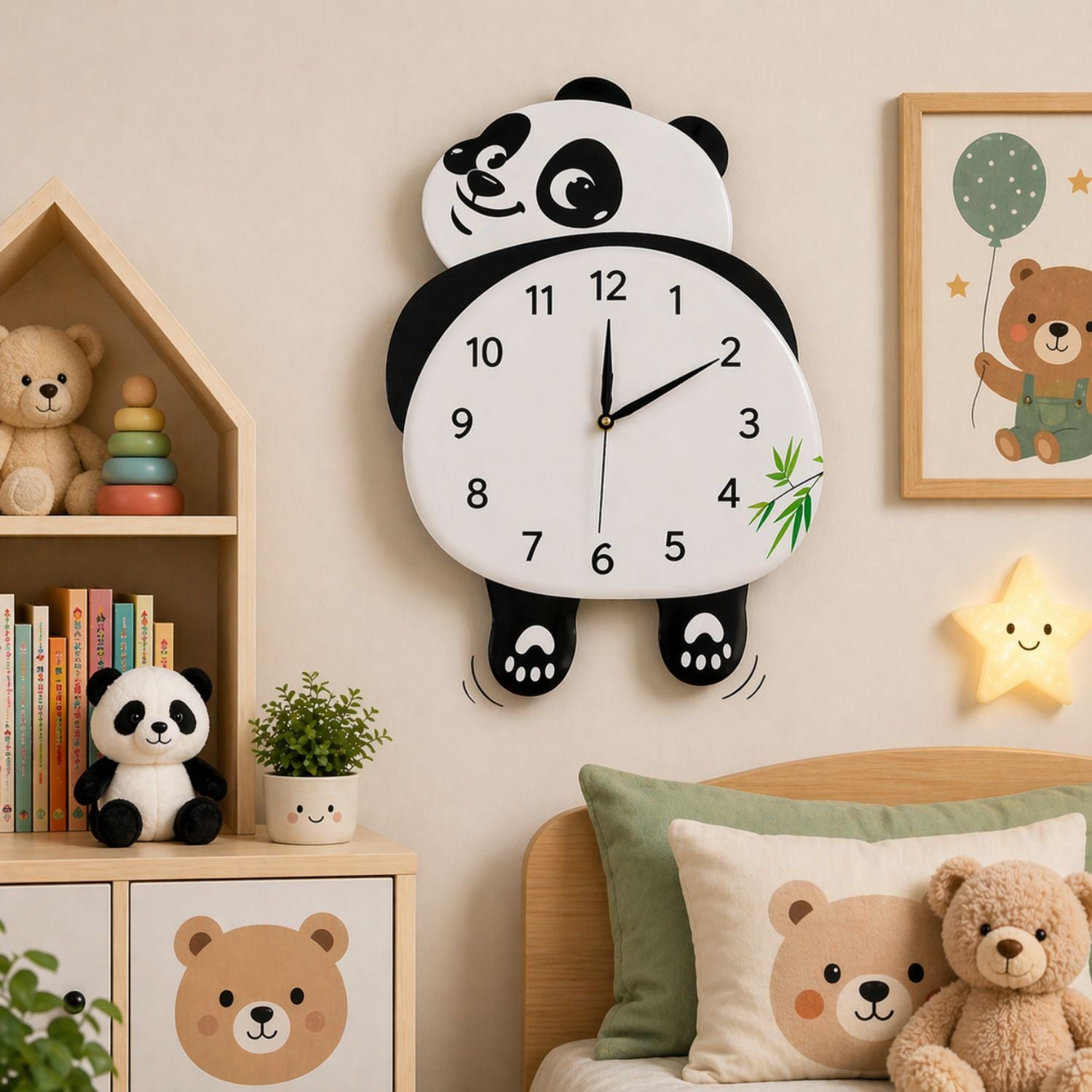 PandaTick™ – Moving Panda Wall Clock – Panda World