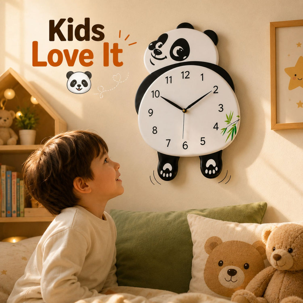 PandaTick™ – Moving Panda Wall Clock – Panda World