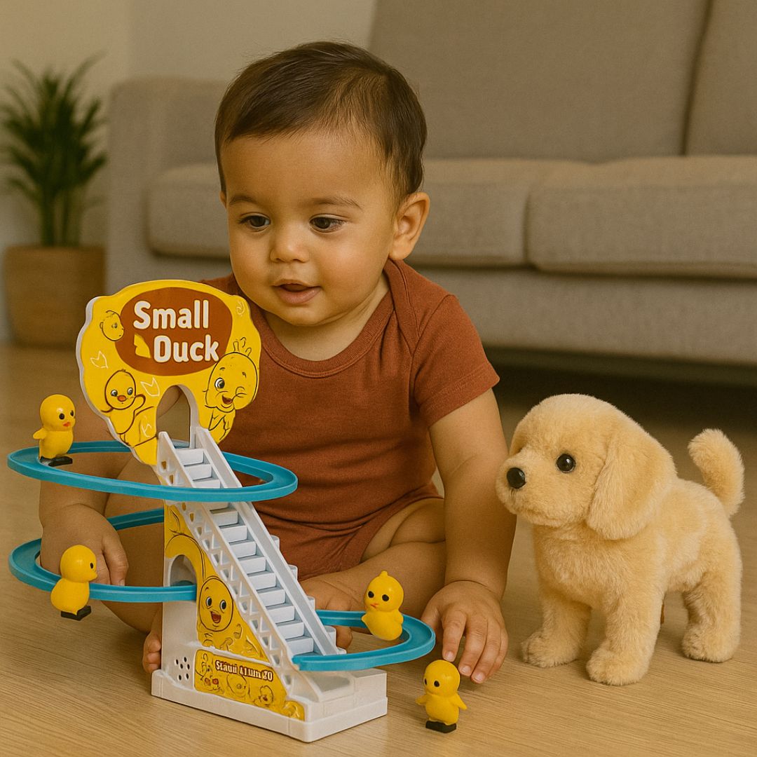 2 in 1 Combo: Joyful Jog Pup and Quack Quack Adventure Set – Panda World