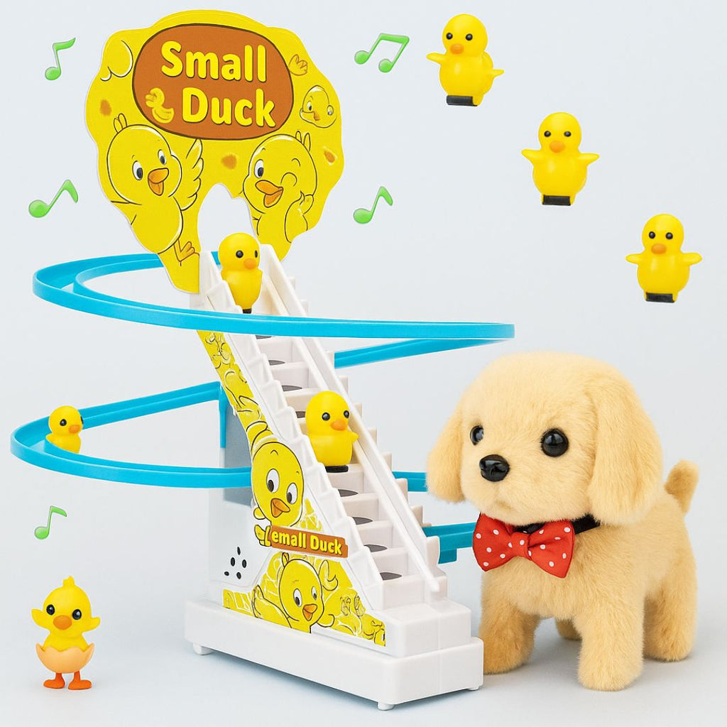 2 in 1 Combo: Joyful Jog Pup and Quack Quack Adventure Set – Panda World