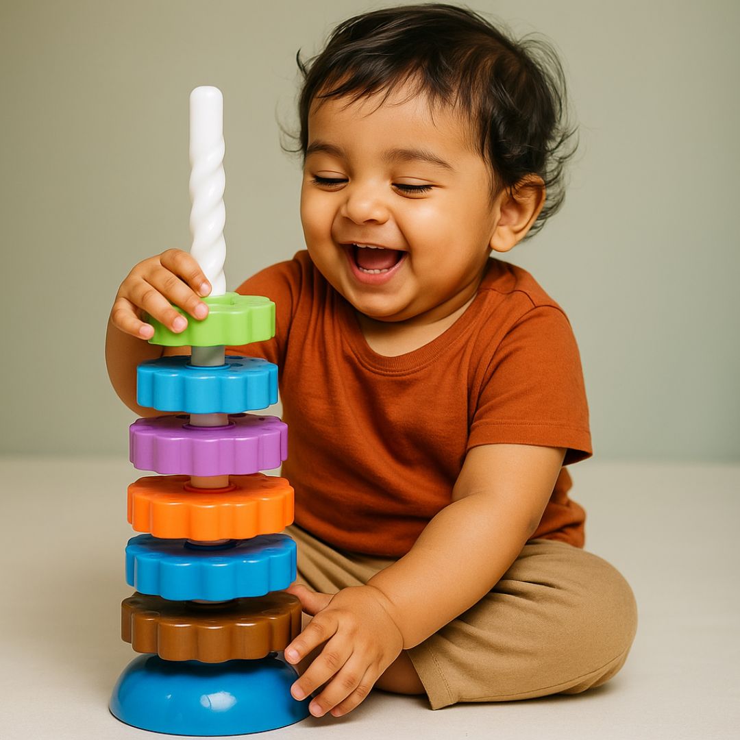 Color Nest Stacker Toy – Panda World